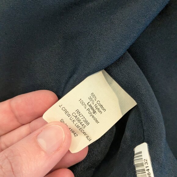 ⭐ J. Crew Navy Lace Dress Size 2 - Picture 11 of 14